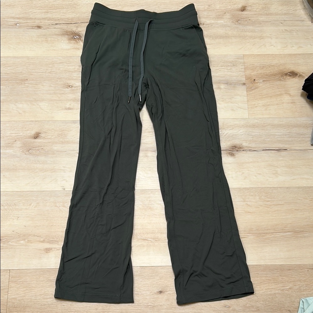 lululemon athletica Dark Green Straight Leg Pants